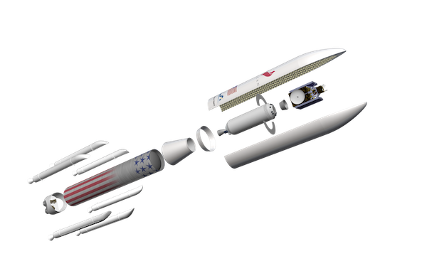 Cutaway view of the ULA Vulcan rocket.